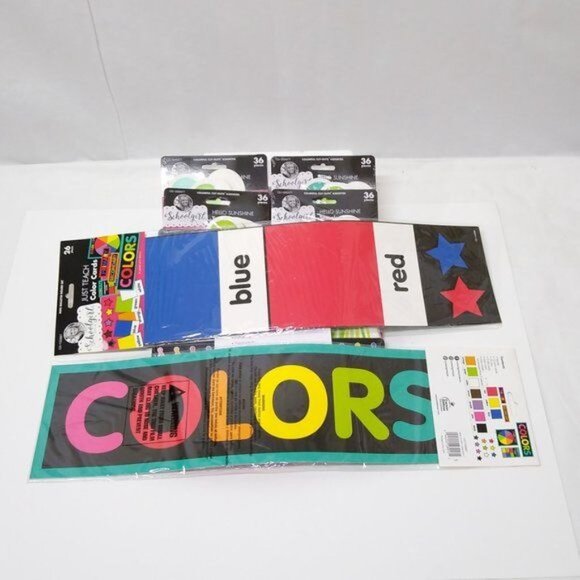 Schoolgirl Style Hello Sunshine Tassels Cut-Out Sets Just Teach Color Cards Sets - Picture 7 of 10